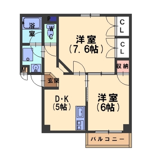 Ｍマンション西泉の間取り