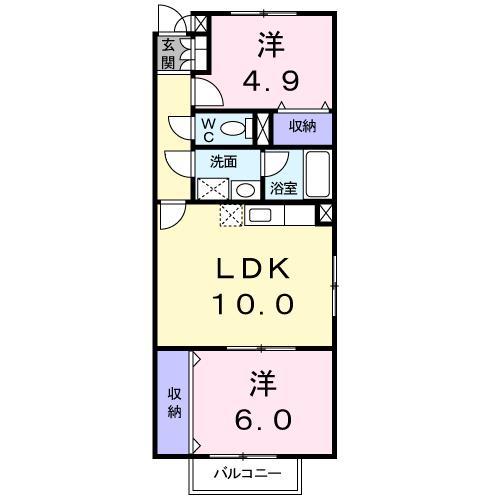 ソレイユの間取り