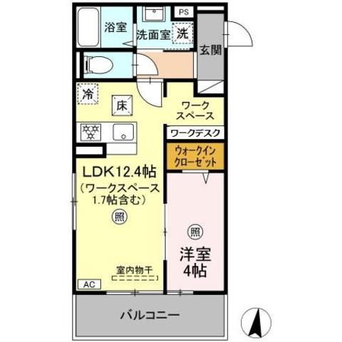 D-ROOM花高松の間取り