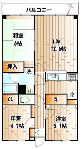 【カッシーナの間取り】