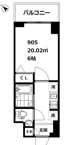 【アイディ品川11の間取り】