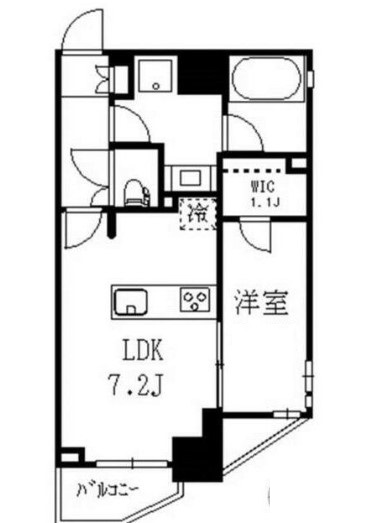 中野区野方のマンションの間取り