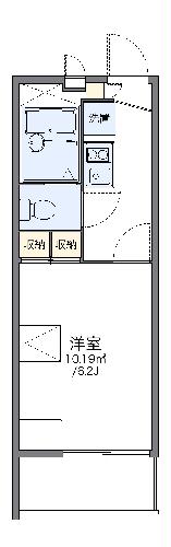 レオパレスランメグの間取り