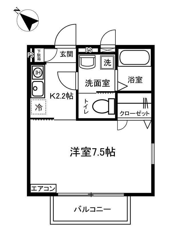 ティ・エスハイム参番館の間取り