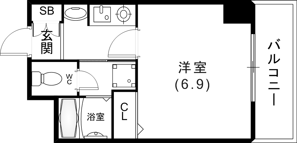 【プレサンス神戸みなと元町の間取り】