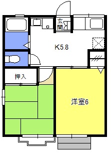 シティハイムエドモントンの間取り