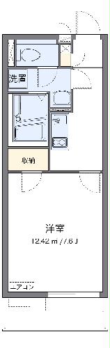 クレイノＨＡＫＯＤＡの間取り