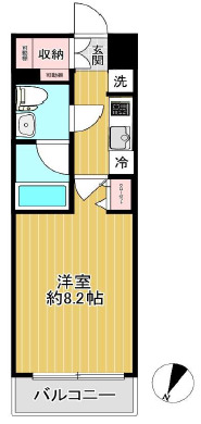 SHOKEN Residence川崎生田の間取り