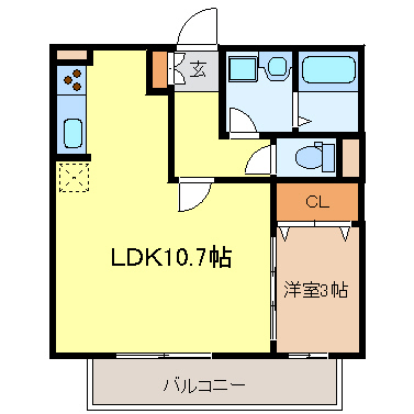 コンフォートIの間取り