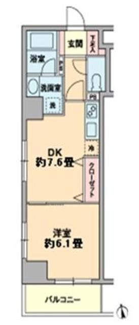 中央区入船のマンションの間取り