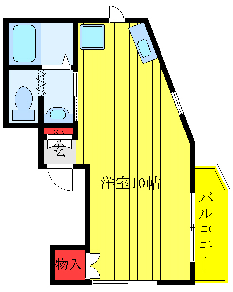 上板橋　橋山ビルの間取り