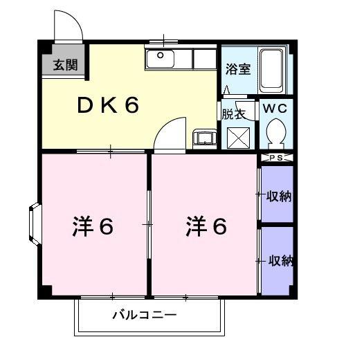 エルディムセキネ２の間取り