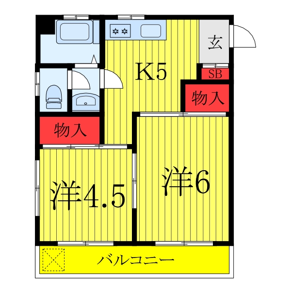 岩佐ビルの間取り