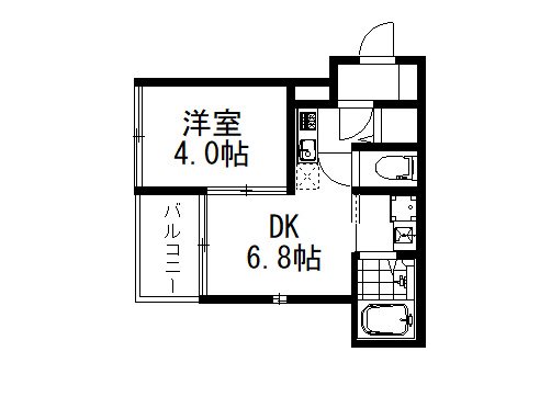 アリビオ南城堀の間取り