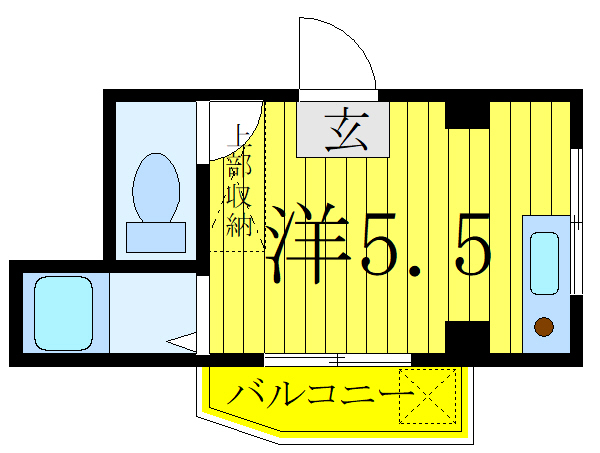 ハイツ東尾久の間取り