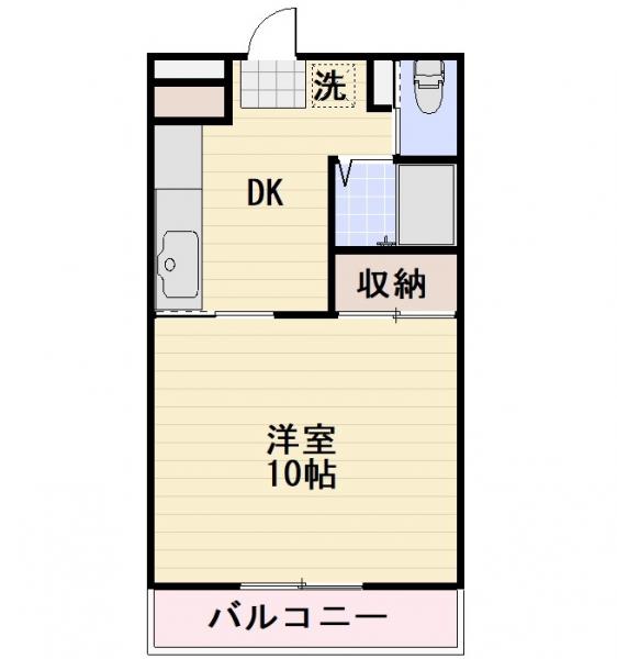 長野市吉田のマンションの間取り