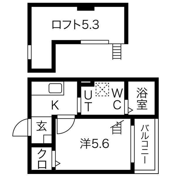 シティリバー南十一番の間取り