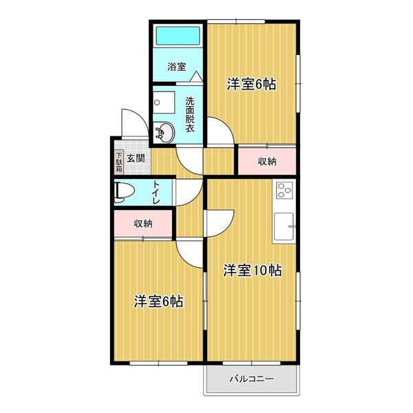 ロイヤルメゾン3号館の間取り