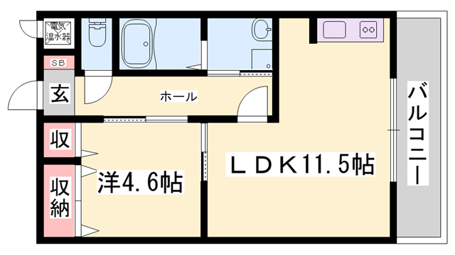 ノースビレッジ長町の間取り