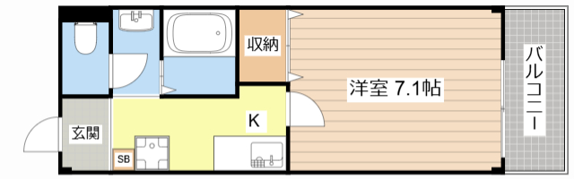 プラティークの間取り