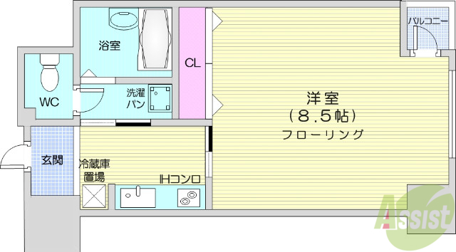 ドゥーエ榴岡の間取り