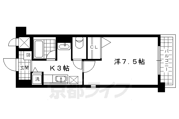 ステラ新町の間取り