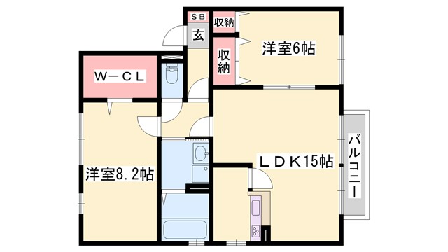 サンフォレストの間取り