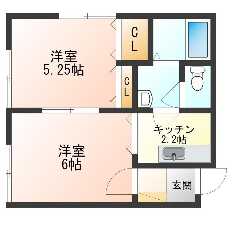 プレフェクチュール古川の間取り