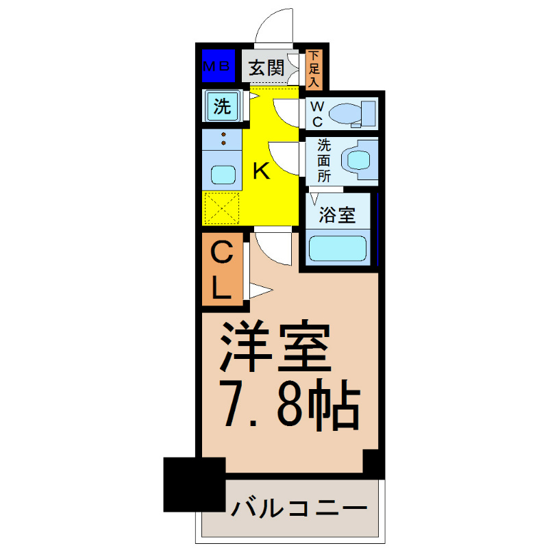 【プレサンスジェネ千種内山の間取り】