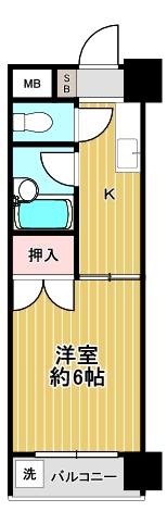 東洋プラザ泉尾の間取り