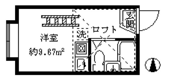 クレールメゾン代々木上原の間取り