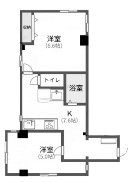 柴田ビルの間取り