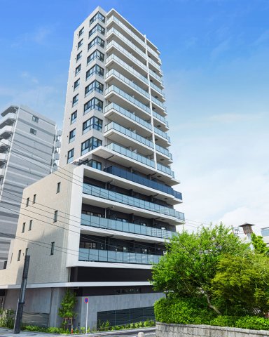 品川区北品川のマンションの建物外観