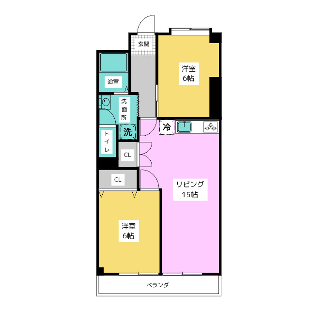 グリーンシティ瑞穂の間取り