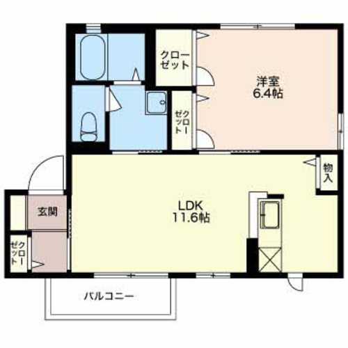 松本市寿北のアパートの間取り