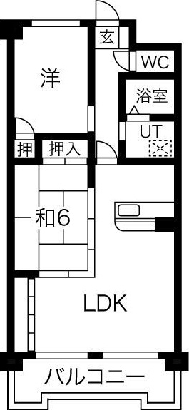 メゾンドKの間取り