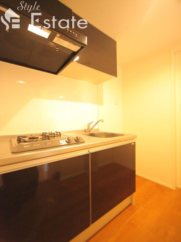 キッチン　システムキッチン　ガスコンロ二口付