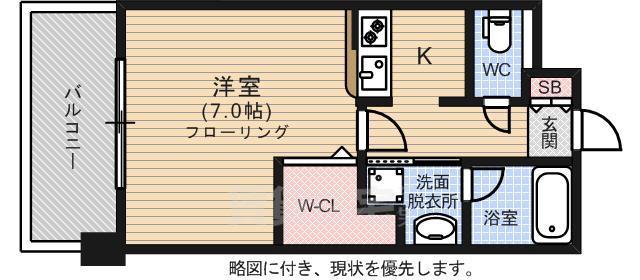エンクレストGRAN博多駅前の間取り