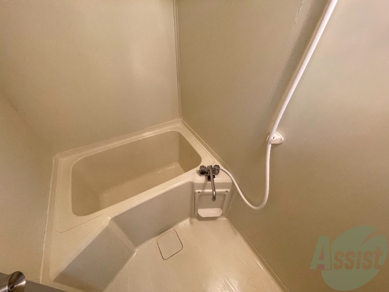 バス・シャワールーム　洋室はこちらになります。シンプルな作りとなってます。