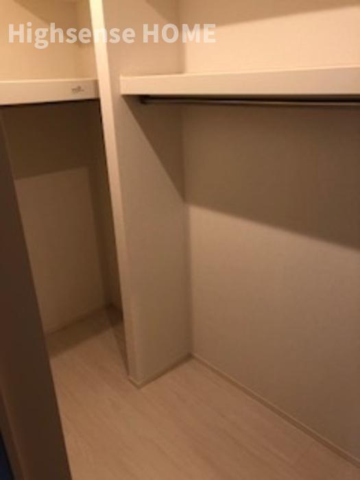 収納　たっぷりとした収納スペースです