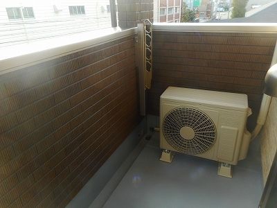 バルコニー　落ち着いた時間を過ごせるバルコニーです