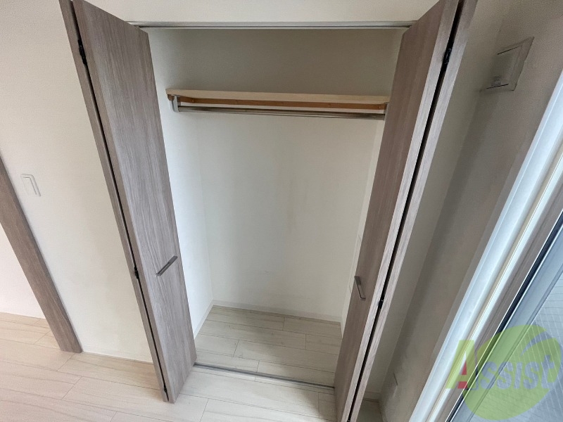 収納　洋室にあった収納。荷物がたくさんあっても大丈夫。