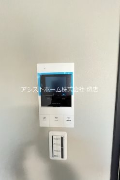 セキュリティ　来訪者をカメラで確認できるので女性にも安心です。