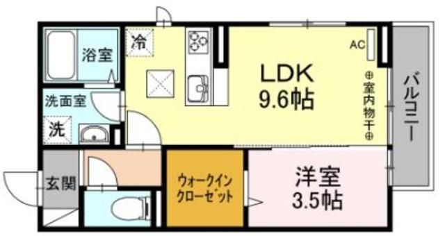 Lupinus B棟 ~ルピナス~の間取り写真