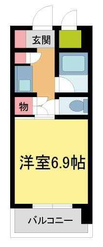 ウェルコート岡本の間取り写真