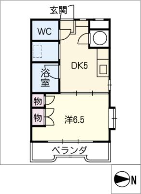 サウスメゾンラコリンの間取り写真
