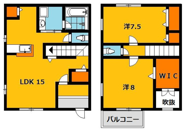 シェ・モアBの間取り写真