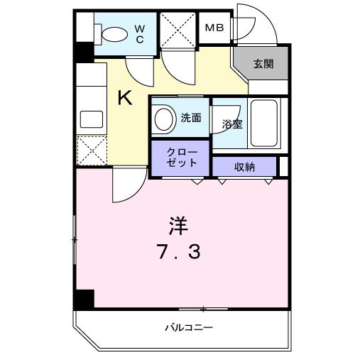 ESPOIR上用賀(エスポワーの間取り写真