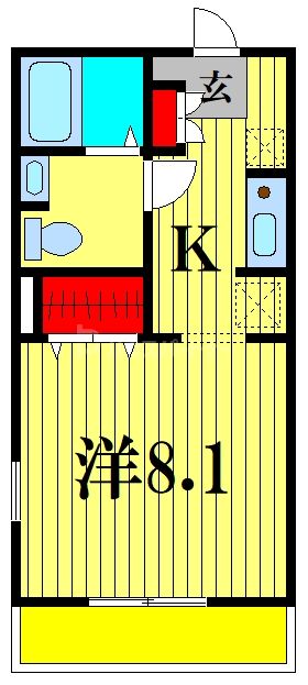 北松戸パルコートの間取り写真