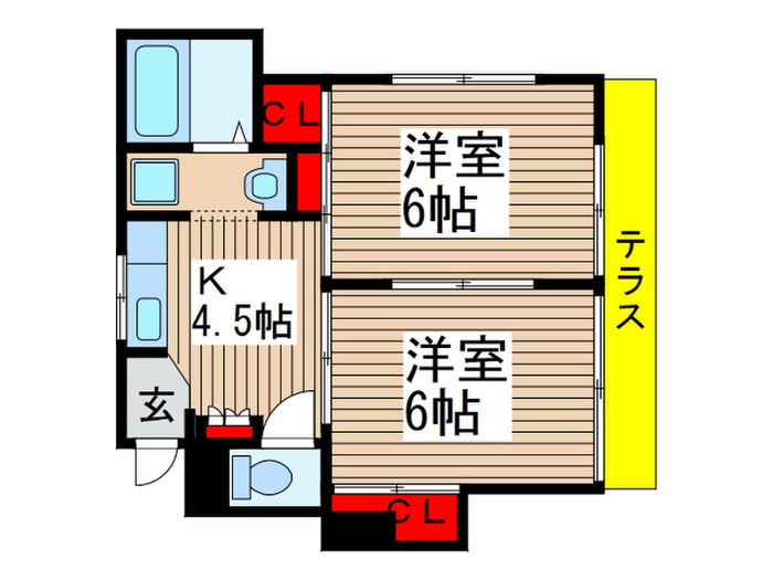 サンパレスの間取り写真